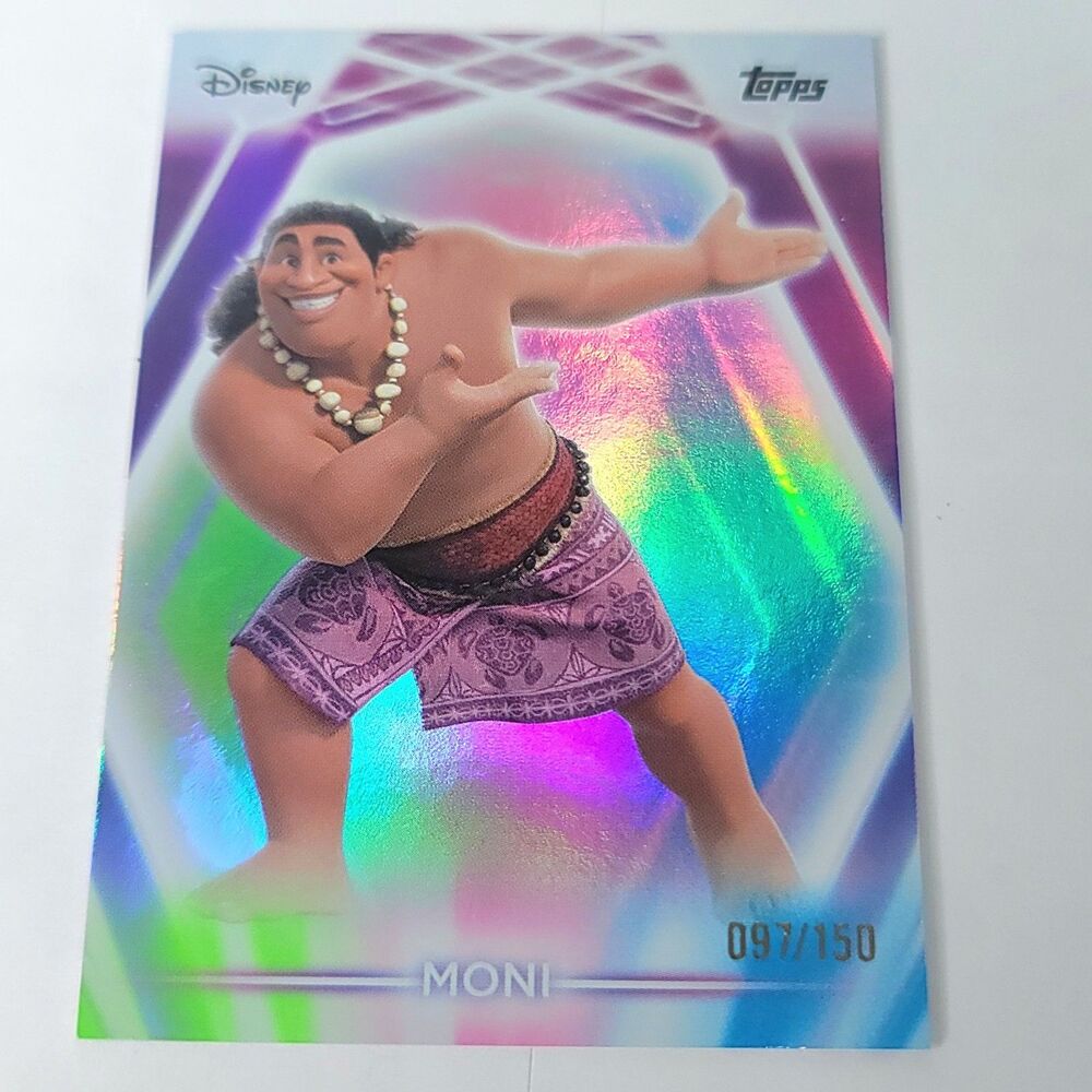 Moni Topps 2026 Disney Neon Holo Parallel Refractor Limited 097/150